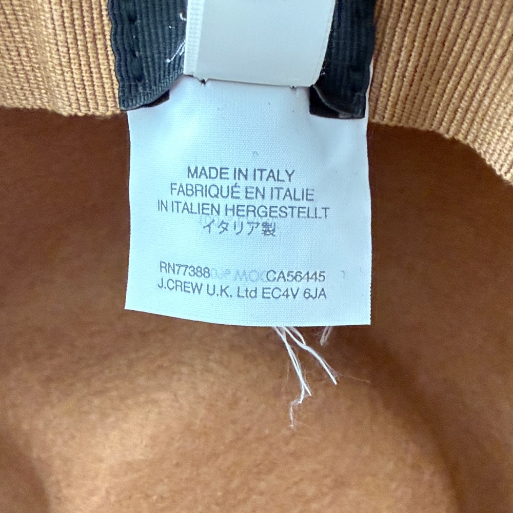J. Crew Brown 100% Wool Hat - Picture 5 of 9